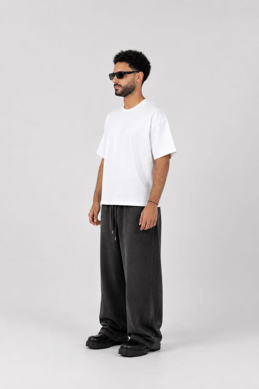 Wild Bloom Boxy Fit Tee - White