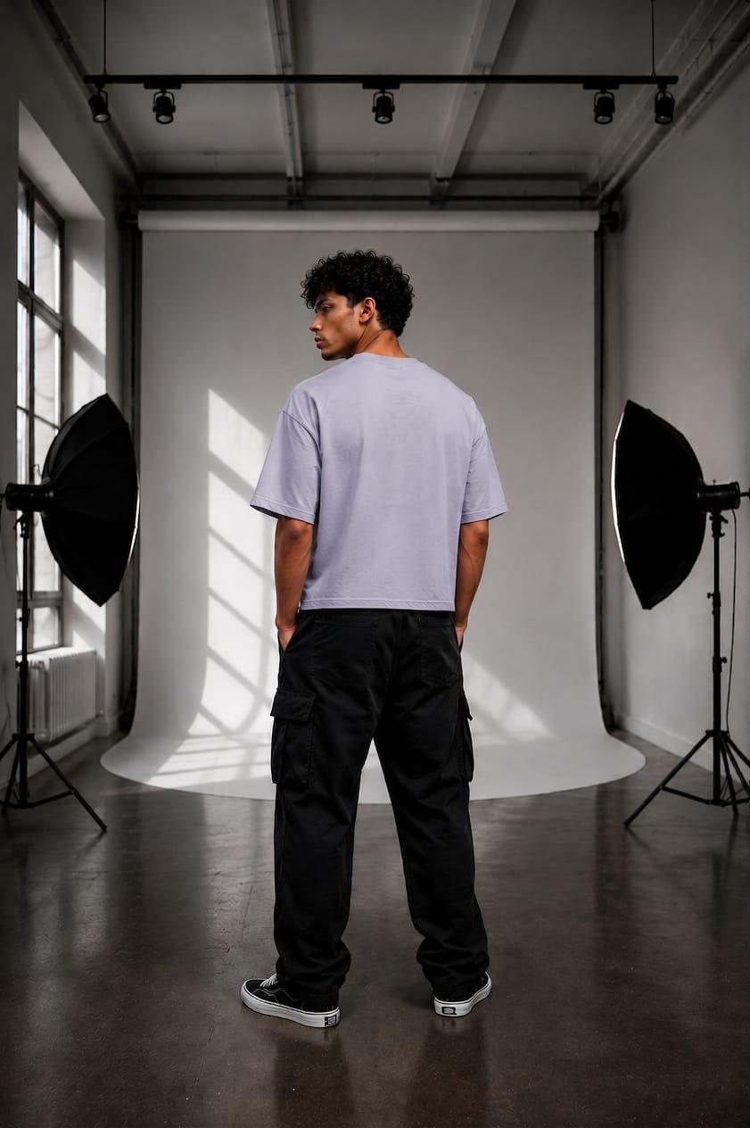 La Flame Boxy Fit Tee - White