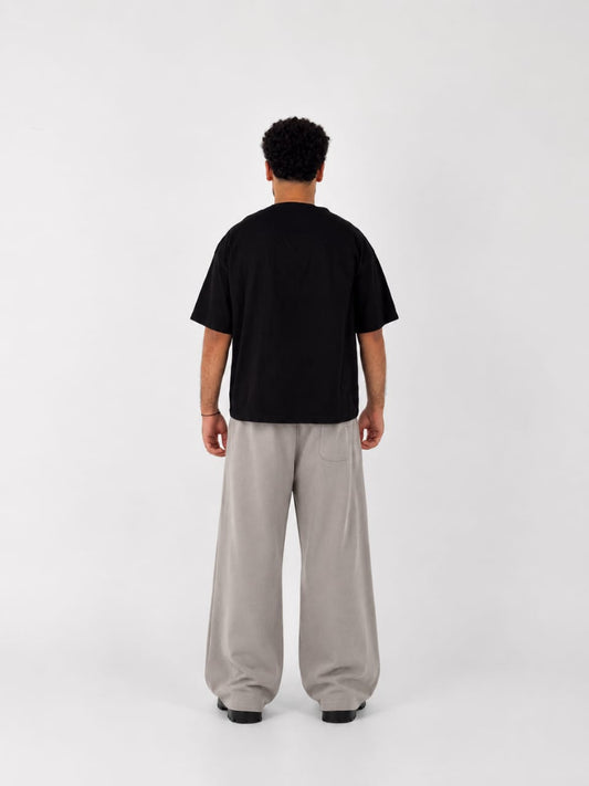 La Flame Boxy Fit Tee - Black